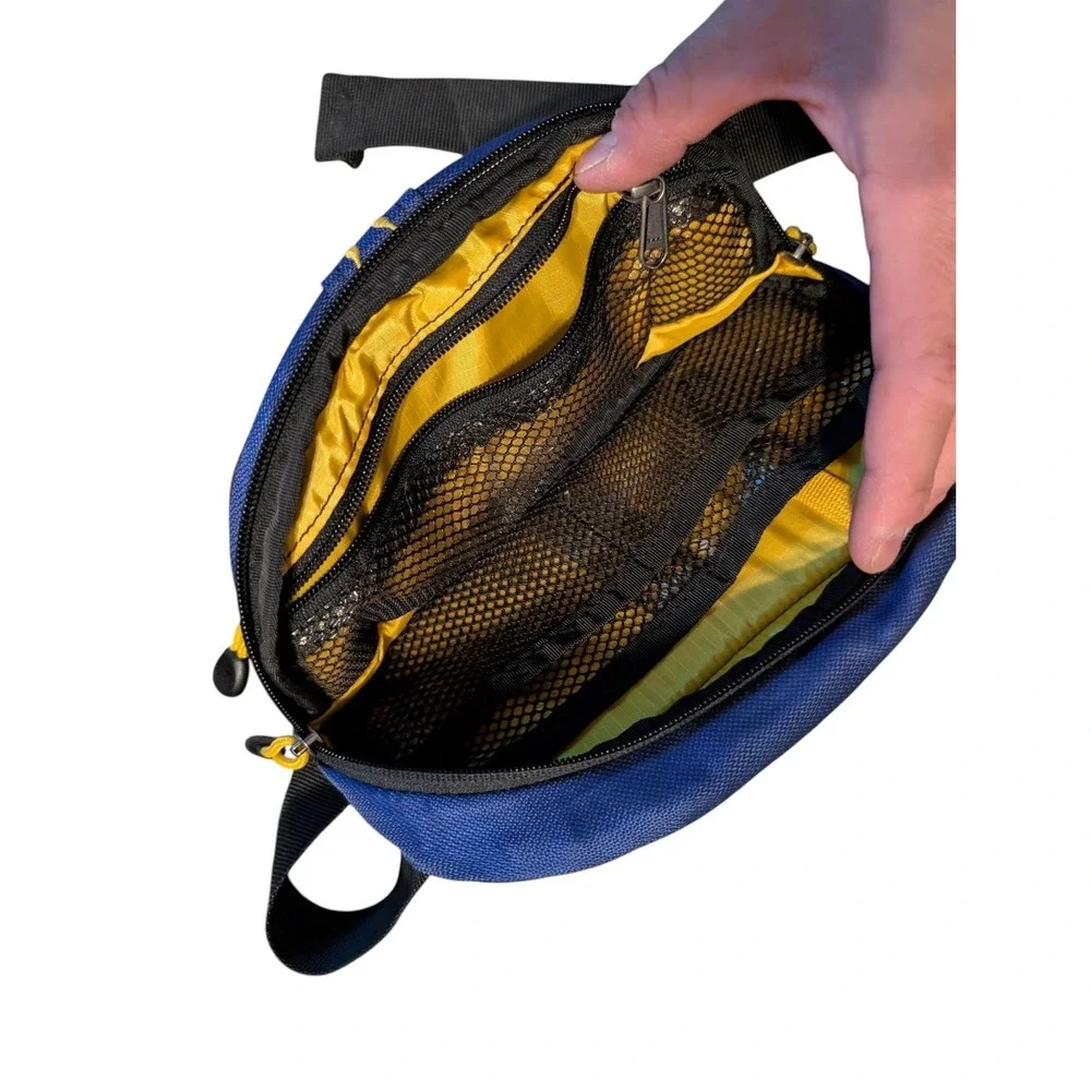 MOUNTAINSMITH VIBE II‎ BELT BAG ADJUSTABLE WAIST LUMBAR FANNY PACK Blue